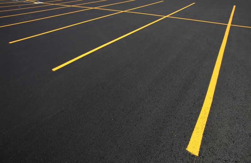 Line Marking After Sealing