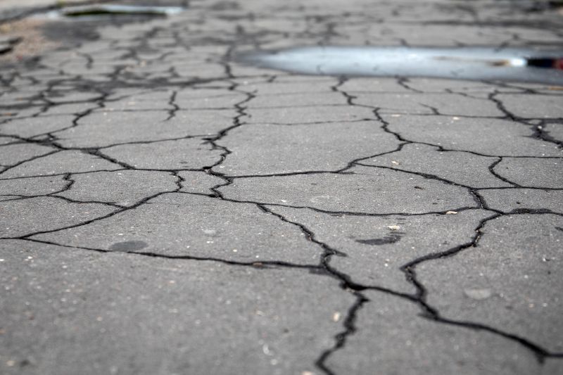Cracked Pavement Repair